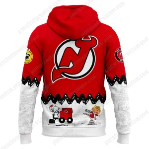 New Jersey Devils Peanuts Night Hoodie