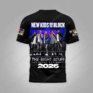 New Kids On The Block The Right Stuff 2026 T-Shirt