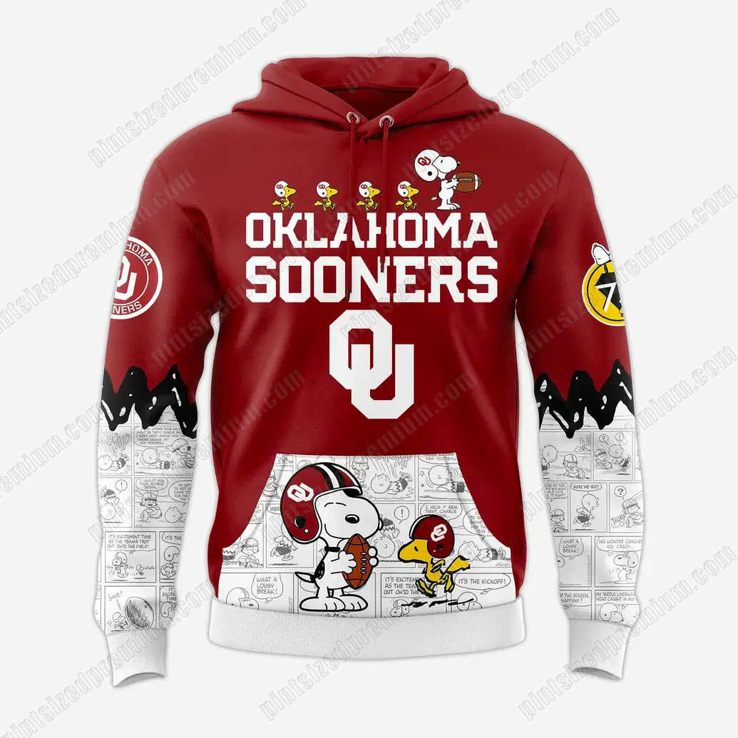 Oklahoma Sooners Peanuts Night Limited Hoodie Oklahoma Sooners Peanuts Night Limited Hoodie