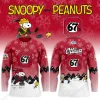 Kitchener Rangers Peanuts And Snoopy For Fan Hockey Jersey