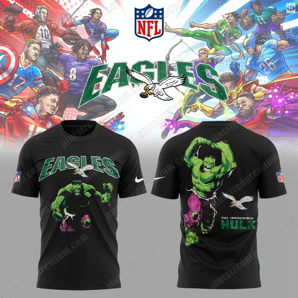 Philadelphia Eagles x The Incredible Hulk 2025 Limited Edition T-Shirt, Hoodie Philadelphia Eagles x The Incredible Hulk 2025 Limited Edition T-Shirt, Hoodie