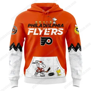 Philadelphia Flyers Peanuts Night 2025-26 Hoodie