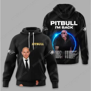 Pitbull I'm Back Tour 2025 Shirt
