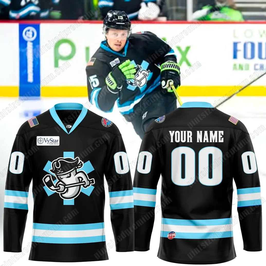 Savannah Ghost Pirates x Healthcare Appreciation Hockey Jersey Savannah Ghost Pirates x Healthcare Appreciation Hockey Jersey
