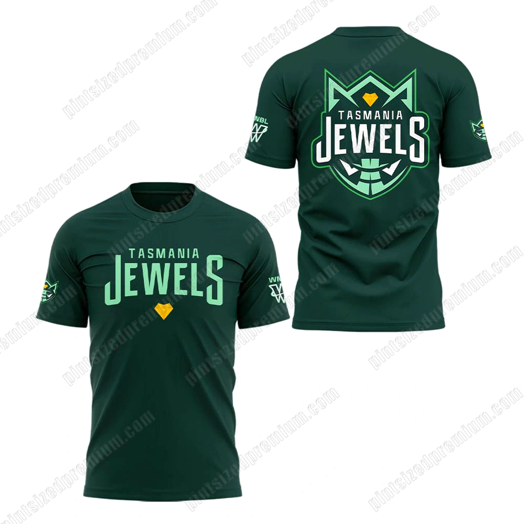 Tasmania Jewels 2026 WNBL New Edition Limited T-Shirt Tasmania Jewels 2026 WNBL New Edition Limited T-Shirt