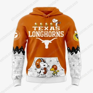 Texas Longhorns Peanuts Night Limited Hoodie
