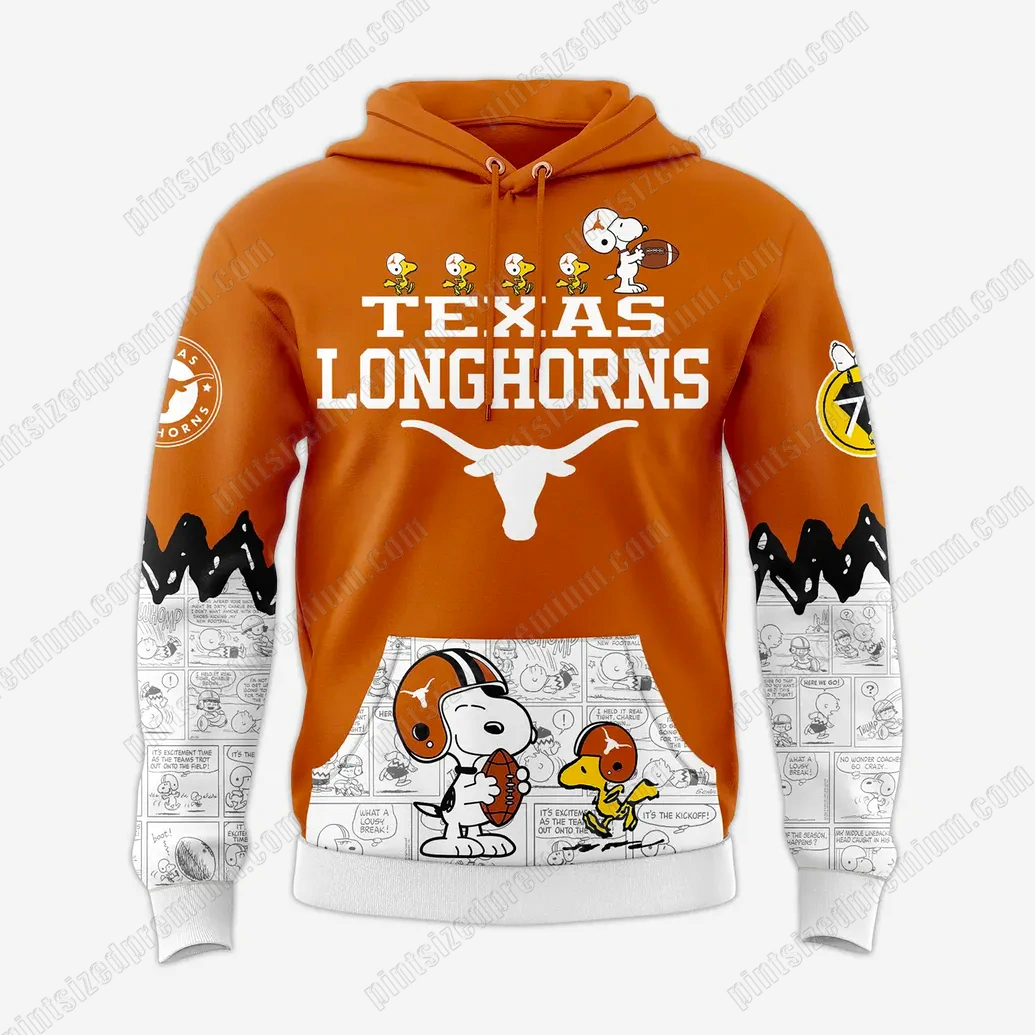 Texas Longhorns Peanuts Night Limited Hoodie Texas Longhorns Peanuts Night Limited Hoodie