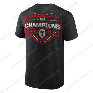 Texas Tech Red Big 12 Champions 2025 T-Shirt