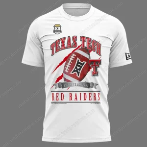 Texas Tech Red Raiders 2025 Big 12 White Shirt