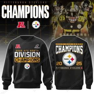 2025 Pittsburgh Steelers AFC Champions T-Shirt, Hoodie