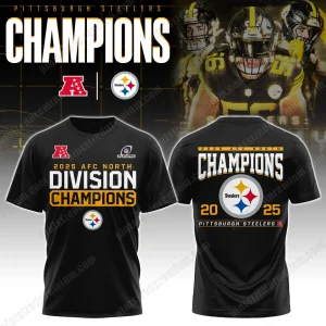 2025 Pittsburgh Steelers AFC Champions T-Shirt, Hoodie