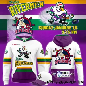2026 Peoria Rivermen Mighty Ducks Night Hoodie
