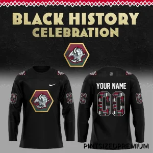 Buffalo Sabres 2026 Black History Celebration Custom Jersey