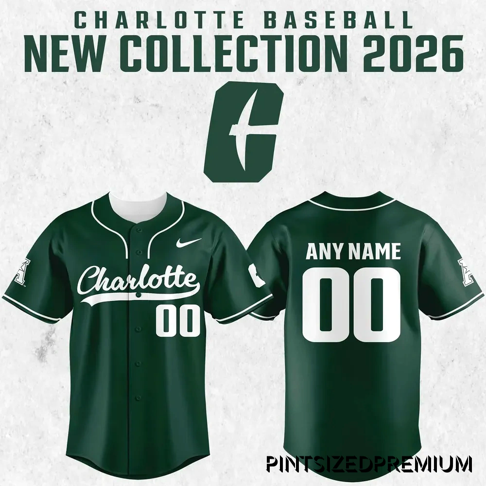 Charlotte Softball 2026 New Baseball Jersey Charlotte Softball 2026 New Baseball Jersey