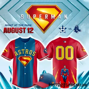 Houston Astros x Superman Night At The Park 2026 Baseball Jersey