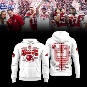 Indiana Hoosiers 2026 Peach Bowl Champions Tee