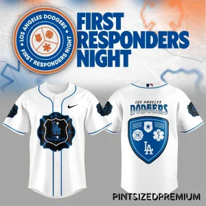 Los Angeles Dodgers First Responders Night 2026 White Jersey Los Angeles Dodgers First Responders Night 2026 White Jersey