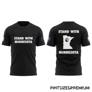 Minnesota Timberwolves Stand With Minnesota 2026 T-Shirt