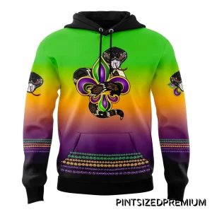 Monroe Moccasins Mardi Gras Special Hoodie