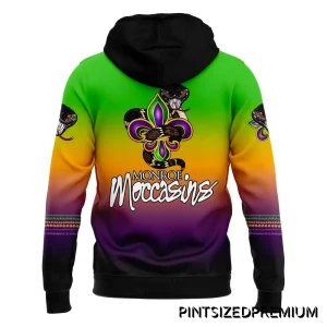Monroe Moccasins Mardi Gras Special Hoodie