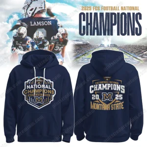 Montana State NCAA FCS Football Champions 2025 Shirt, Hoodie