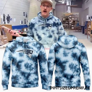 New England Patriots TIe Dye 2026 Hoodie
