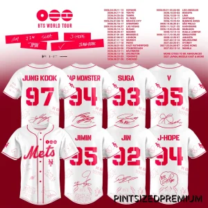 New York Mets x BTS World Tour 2026 Jersey