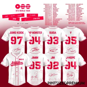 Oakland Athletics x BTS World Tour 2026 Limited Jersey
