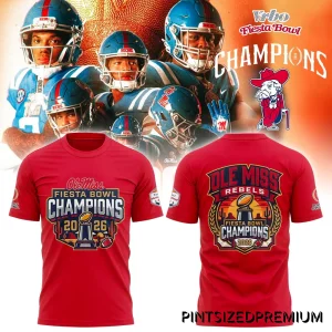 Ole Miss Vrbo Fiesta Bowl Champion 2026 Shirt, Hoodie