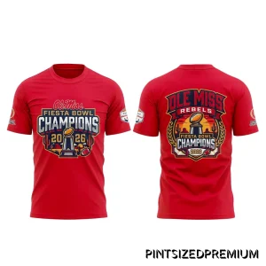 Ole Miss Vrbo Fiesta Bowl Champion 2026 Shirt, Hoodie