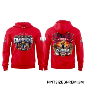Ole Miss Vrbo Fiesta Bowl Champion 2026 Shirt, Hoodie