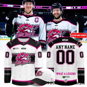Orlando Solar Bears 2026 Pink Whiney Hockey Jersey