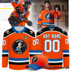 San Diego Gulls 10 Year Anniversary 2026 Hockey Jersey
