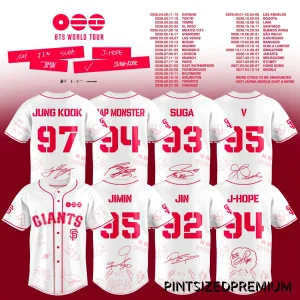 San Francisco Giants x BTS World Tour 2026 Limited Jersey