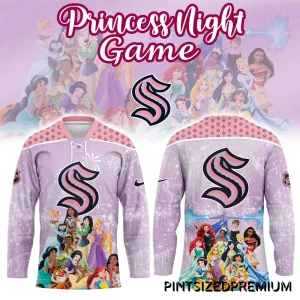 Seattle Kraken 2026 Disney Princess Night Game Jersey