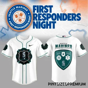 Seattle Mariners First Responders Night 2026 White Jersey