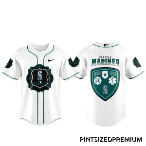 Seattle Mariners First Responders Night 2026 White Jersey