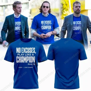 Tampa Bay Lightning 2026 No Excuses Play Like A Champion Shirt, Hoodie