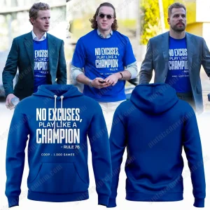 Tampa Bay Lightning 2026 No Excuses Play Like A Champion Shirt, Hoodie