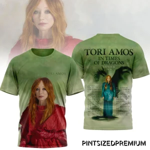 Tori Amos In Times Of Dragons 2026 US Tour Shirt Tori Amos In Times Of Dragons 2026 US Tour Shirt
