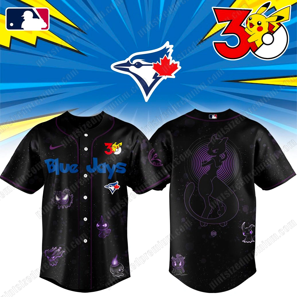 Toronto Blue Jays x Pokemon 30th Anniversary 2026 Jersey Toronto Blue Jays x Pokemon 30th Anniversary 2026 Jersey