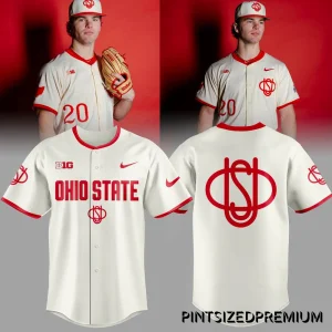 2026 Ohio State Buckeyes New Uniform Baseball Jersey