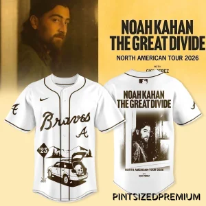 Atlanta Braves x Noah Kahan 2026 Tour Baseball Jersey
