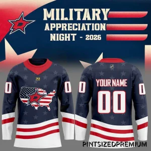 Dallas Stars Military Appreciation Night 2026 Jersey Dallas Stars Military Appreciation Night 2026 Jersey