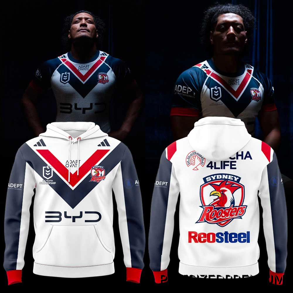 Sydney Roosters Men Away 2026 Hoodie Sydney Roosters Men Away 2026 Hoodie