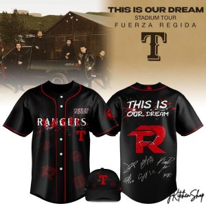 Texas Rangers x Fuerza Regida Tour 2026 Signature Jersey