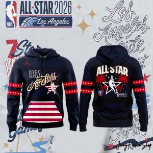 USA All Stars 2026 Basketball Fan Gear Limited Hoodie