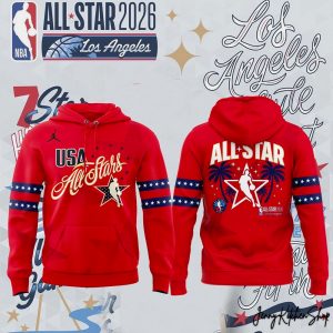 USA All Stars 2026 Basketball Fan Gear Limited Hoodie