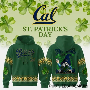 California Golden Bears 2026 St. Patrick’s Day Hoodie