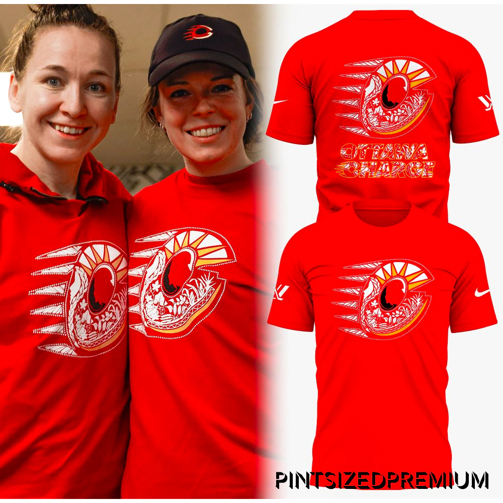 Ottawa Charge PWHL Celebration of Indigenous Heritage 2026 T-Shirt Ottawa Charge PWHL Celebration of Indigenous Heritage 2026 T-Shirt